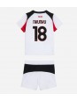 AC Milan Christopher Nkunku #18 Replika Borta Kläder Barn 2025-26 Kortärmad (+ byxor)